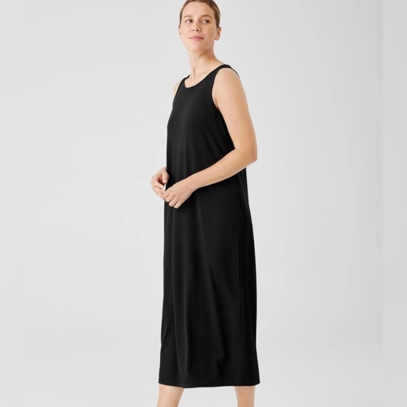 Eileen Fisher Black Dress - Picture 1 of 3